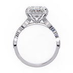 Elegant Diamond Side Stone Brilliance Ring
