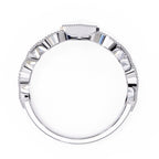 Elegant Diamond Side Stone Brilliance Ring