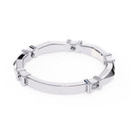 Elegant Diamond Side Stone Brilliance Ring