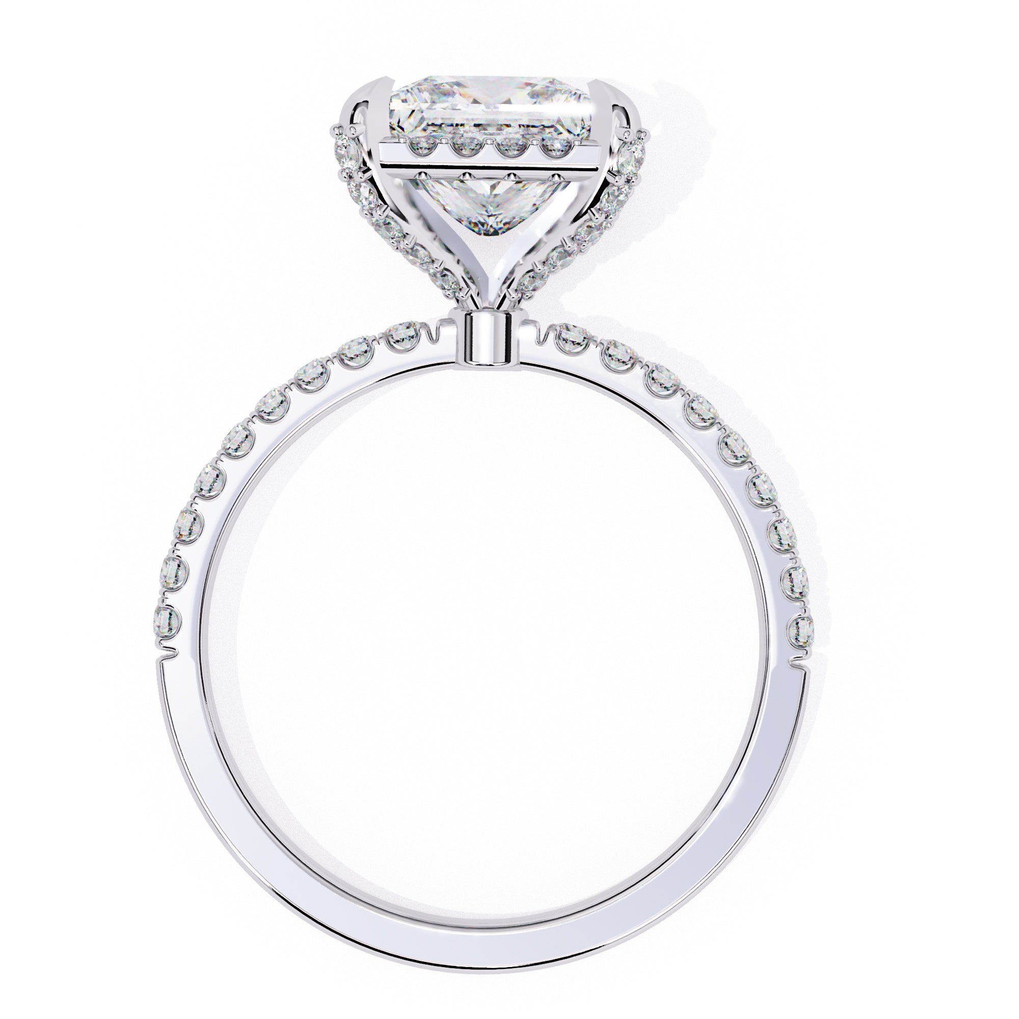 Elegant Central Stone Brilliance Diamond Ring