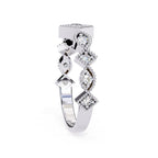 Elegant Diamond Side Stone Brilliance Ring