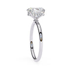 Elegant Central Stone Diamond Ring with Sparkling Side Accents