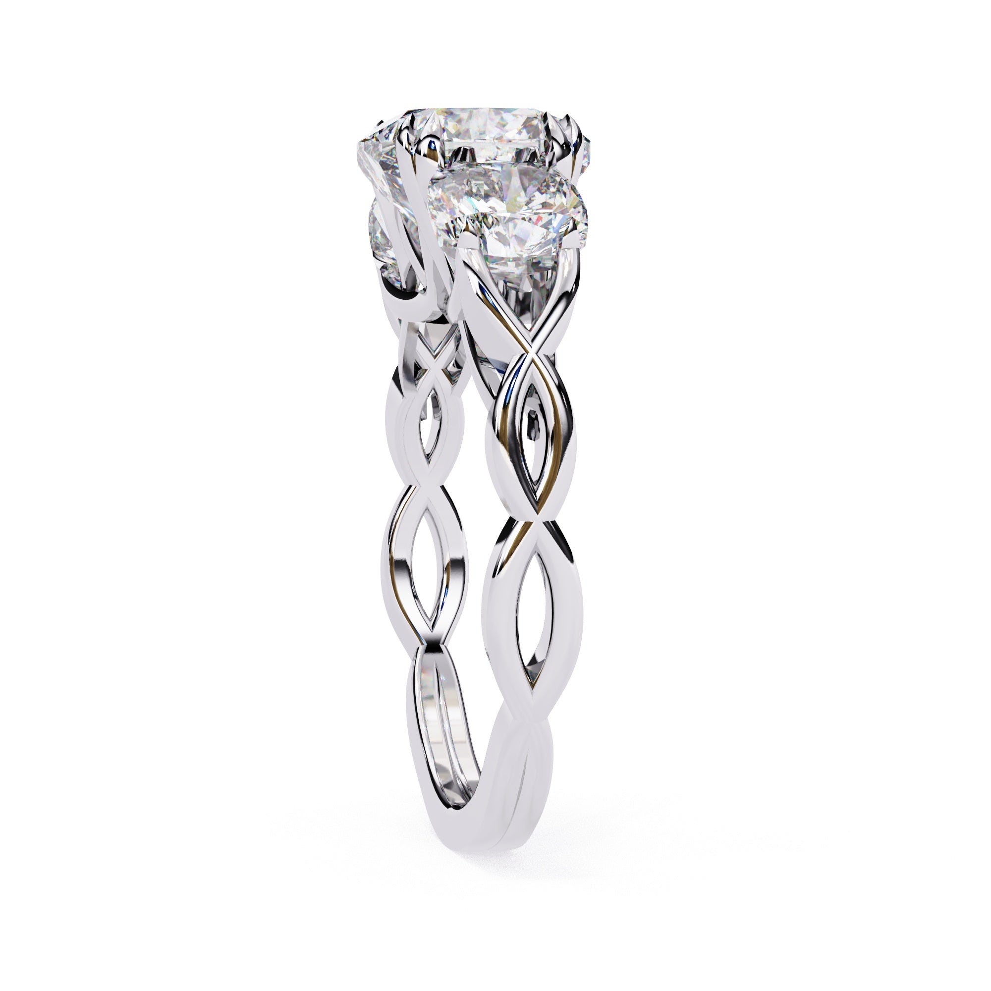 Elegant Central Stone Solitaire Ring