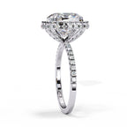 Elegant Diamond Side Stone Brilliance Ring