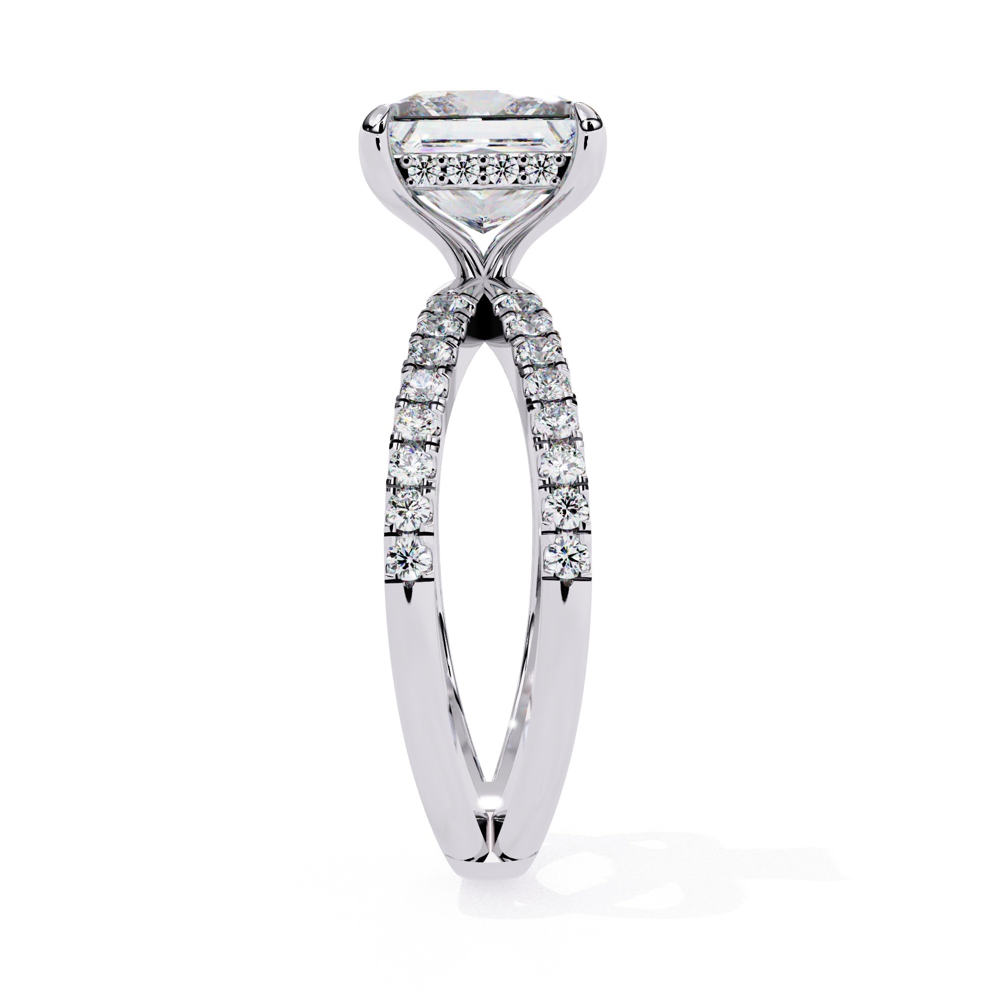 Elegant Central Stone Diamond Brilliance Ring