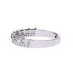 Elegant Diamond Side Stone Brilliance Ring
