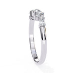 Elegant Diamond Side Stone Brilliance Ring