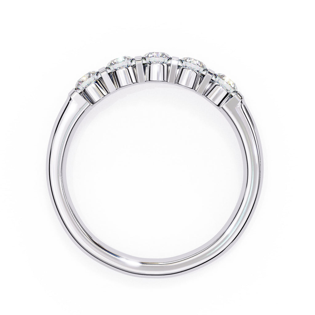 Radiant Side Stone Brilliance Ring