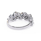 Radiant Brilliance Side Stone Diamond Ring