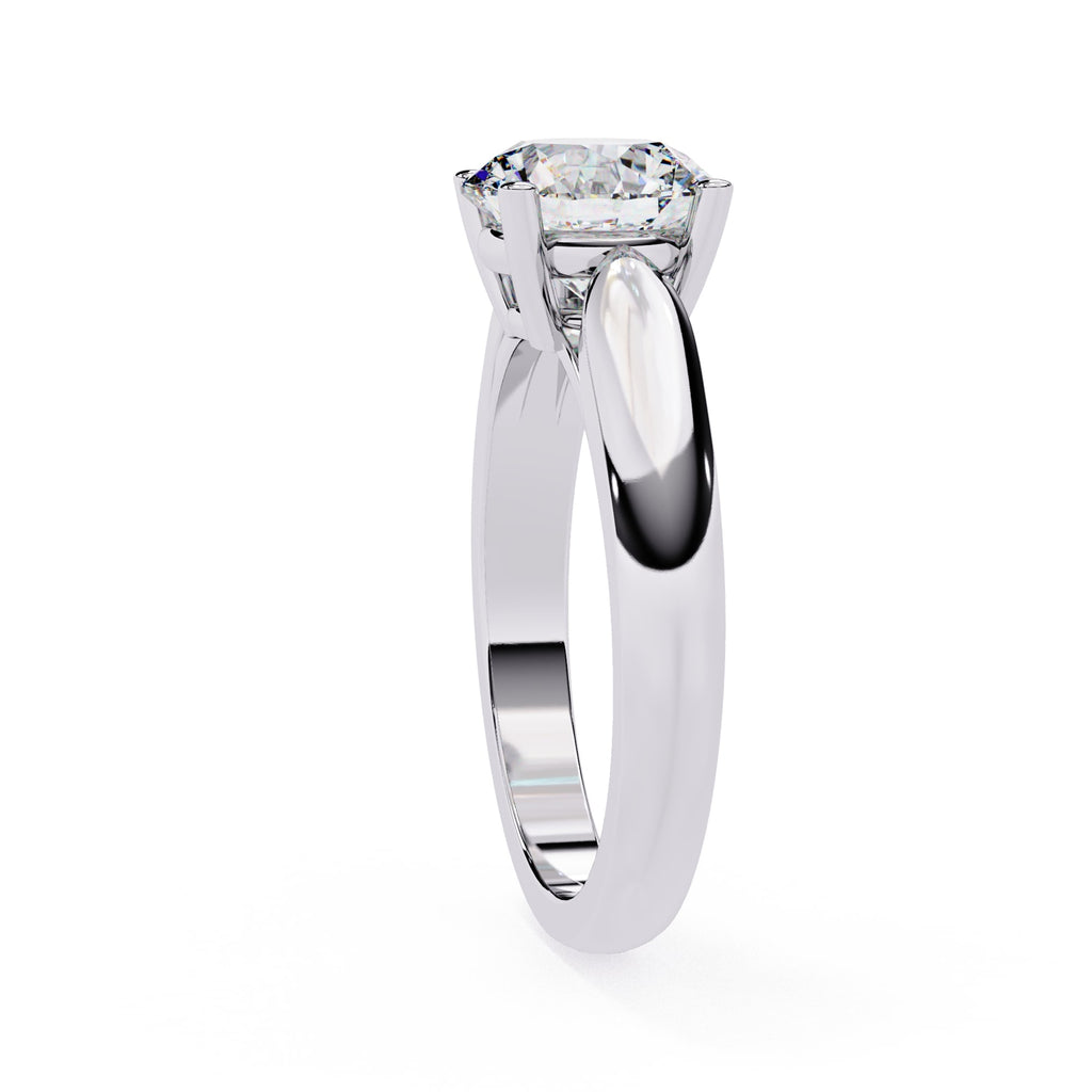 Elegant Solitaire Central Stone Diamond Ring