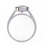 Elegant Solitaire Central Stone Ring