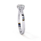 Elegant Central Stone Solitaire Ring