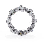 Elegant Diamond Side Stone Brilliance Ring