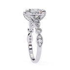 Elegant Diamond Side Stone Brilliance Ring