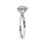 Elegant Diamond Center Stone Ring with Side Accents