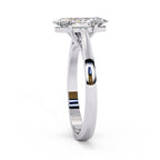 Elegant Central Stone Solitaire Ring