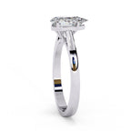 Elegant Solitaire Central Stone Statement Ring