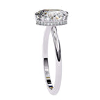 Elegant Diamond Side Stone Brilliance Ring