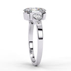 Elegant Multi-Stone Central Brilliance Ring