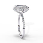 Elegant Diamond Side Stone Brilliance Ring