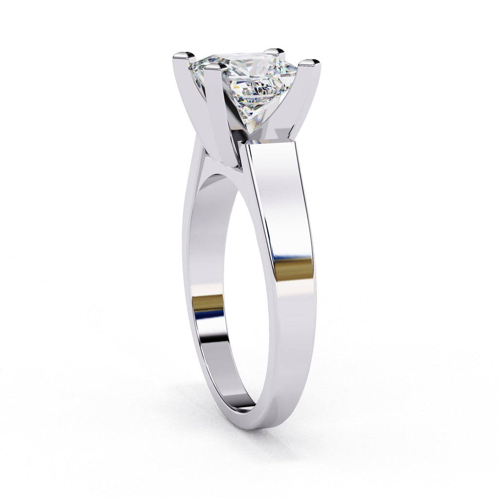 Elegant Central Stone Solitaire Ring