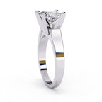 Elegant Central Stone Solitaire Ring