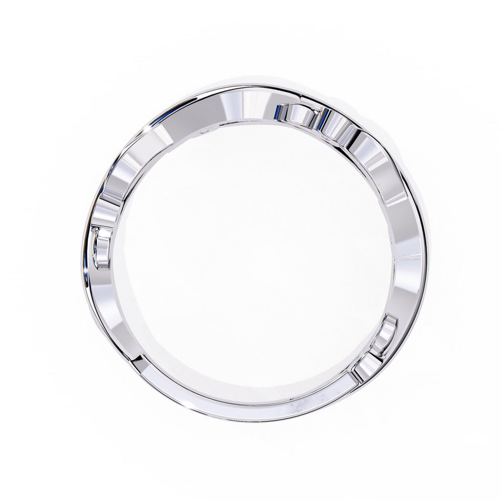 Elegant Diamond Side Stone Brilliance Ring