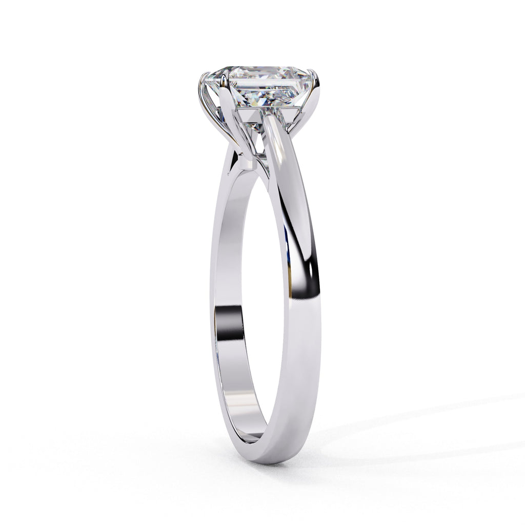 Elegant Solitaire Central Stone Ring