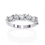 Elegant Diamond Side Stone Brilliance Ring