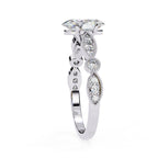Elegant Diamond Central Stone Ring