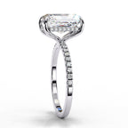 Elegant Diamond Side Stone Brilliance Ring