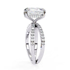 Elegant Diamond Side Stone Brilliance Ring
