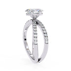 Elegant Radiance Central Stone Diamond Ring