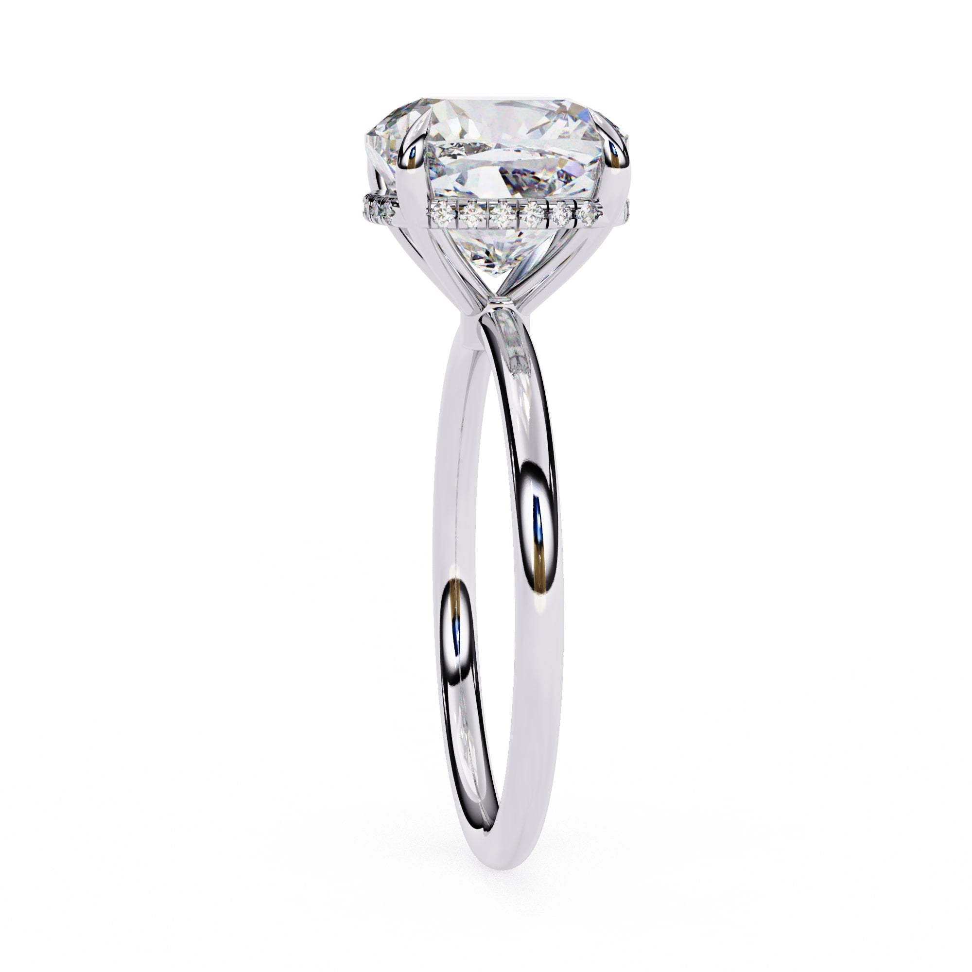 Elegant Central Stone Brilliance Diamond Ring