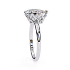 Elegant Central Stone Diamond Ring with Side Accents