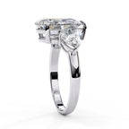 Radiant Multi-Stone Central Cluster Ring