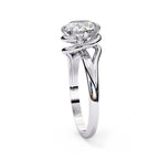 Elegant Central Stone Solitaire Ring
