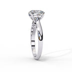 Elegant Central Stone Solitaire Ring