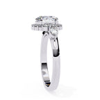 Elegant Diamond Side Stone Brilliance Ring
