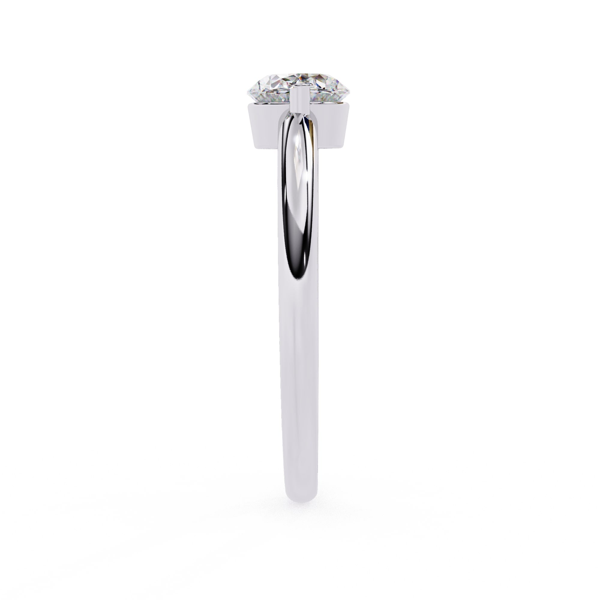 Elegant Solitaire Central Stone Brilliance Ring