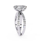 Elegant Diamond Central Stone Ring