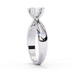 Elegant Solitaire Central Stone Ring
