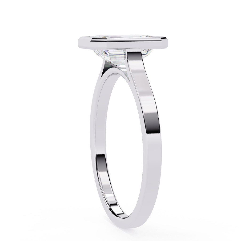Elegant Central Stone Solitaire Ring