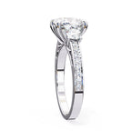 Elegant Diamond Side Stone Brilliance Ring