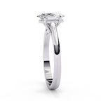 Elegant Solitaire Central Stone Ring