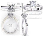 Elegant Solitaire Central Stone Ring