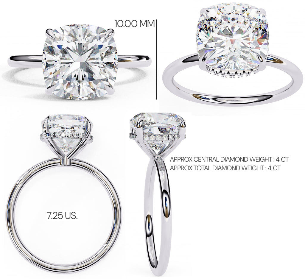 Elegant Central Stone Brilliance Diamond Ring