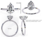 Elegant Central Stone Ring with Shimmering Side Diamonds