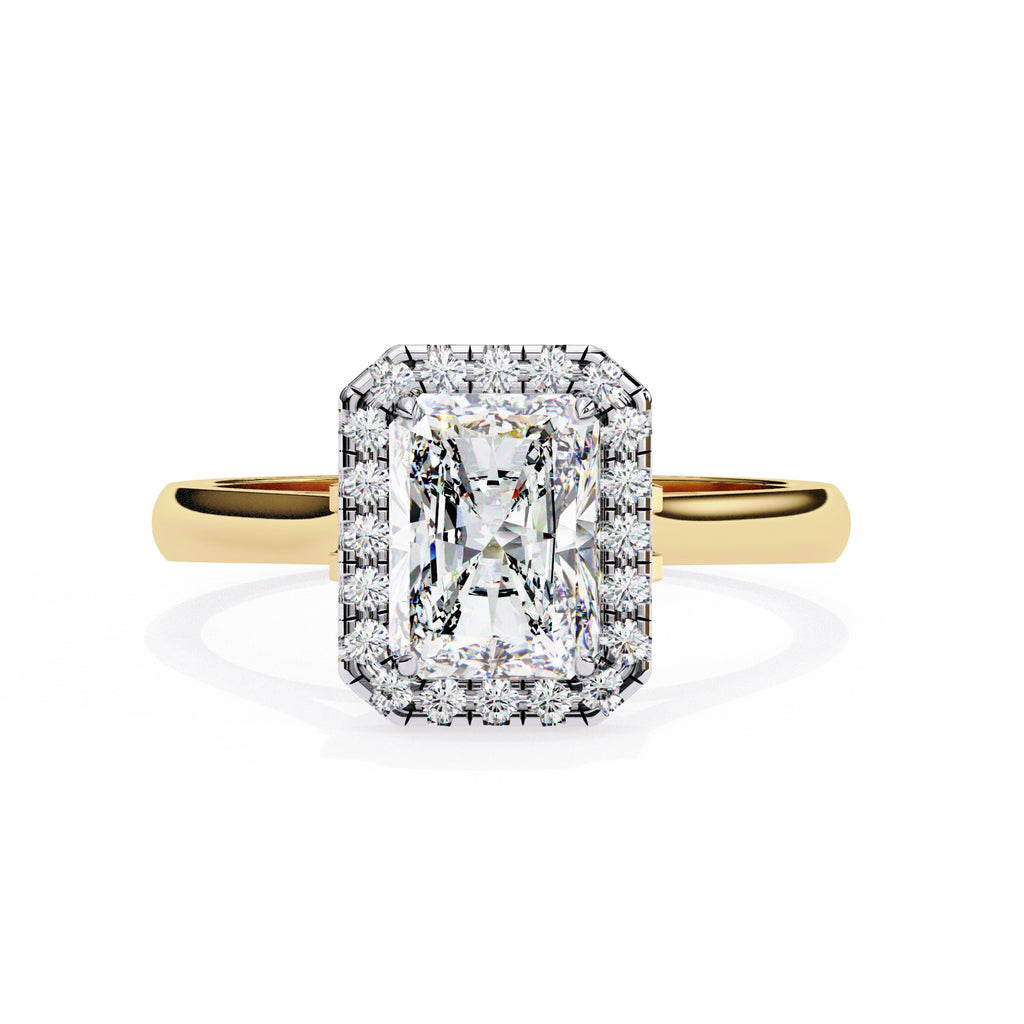 Elegant Central Stone Diamond Brilliance Ring