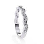 Elegant Diamond Side Stone Brilliance Ring